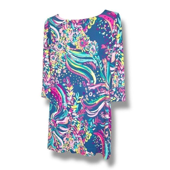 Lilly Pulitzer Sophie Dress in Beautiful Navy Beach Loot Women’s Size Small S - Picture 7 of 11
